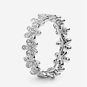 Pandora Silver Daisy Ring, Size 9